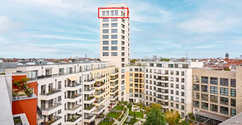 Möbliertes & Luxuriöses Wohnen mit 180° Blick über Berlin (15. Etage) am Ku'damm — photo 1